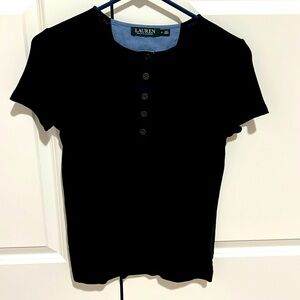 Ralph Lauren Womens Black Shirt